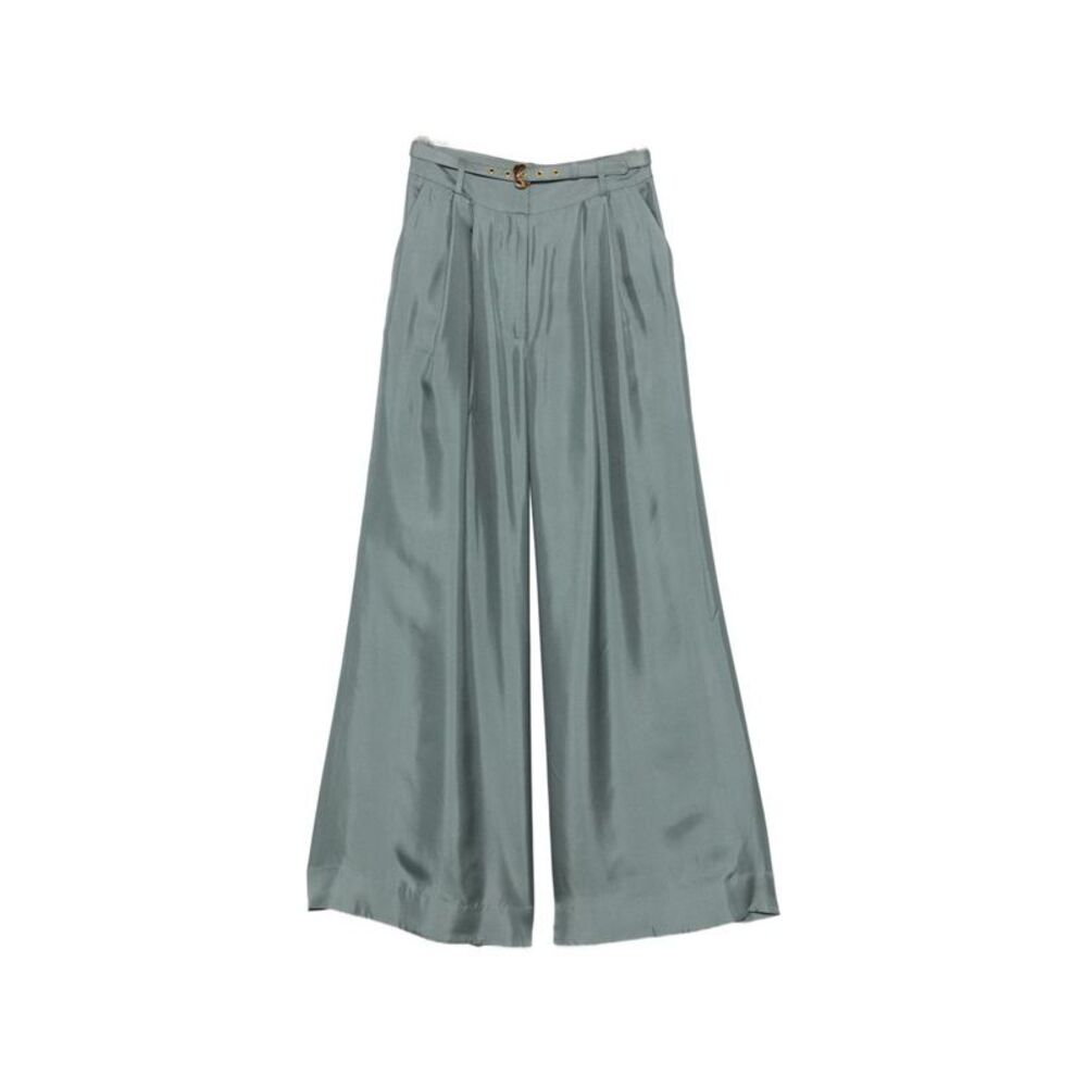 Zimmermann Women Silk Wide-Leg Trousers